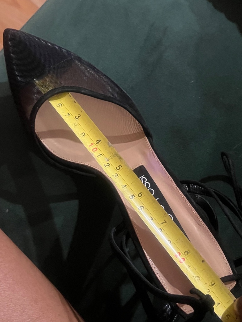 Sergio Rossi - Black suede/ mesh pumps - Picture 4 of 4